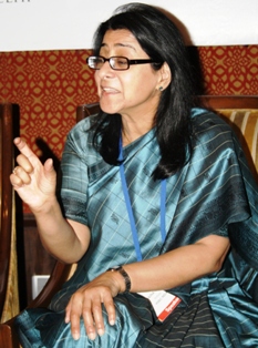 Picture 0831 Naina Lal Kidwai:  Creditworthiness of MFIs tops our criteria