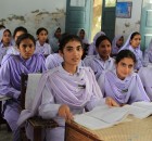 Girls in school in Khyber Pakhtunkhwa, Pakistan. By DFID - UK Department for International Development.