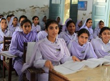 Girls in school in Khyber Pakhtunkhwa, Pakistan. By DFID - UK Department for International Development.